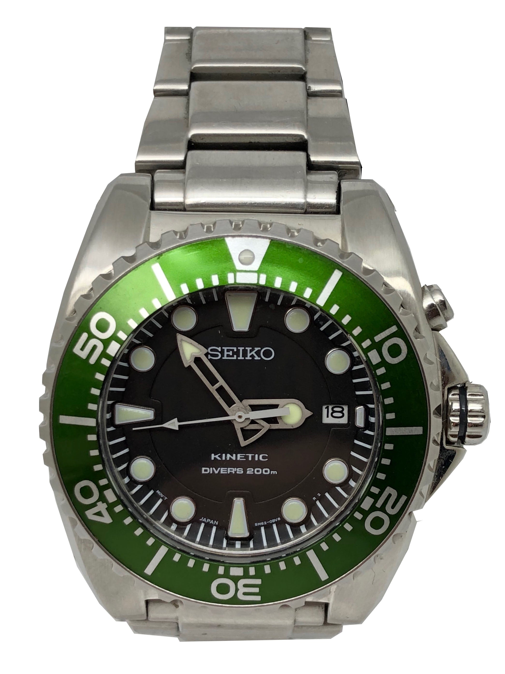 seiko kinetic divers watch