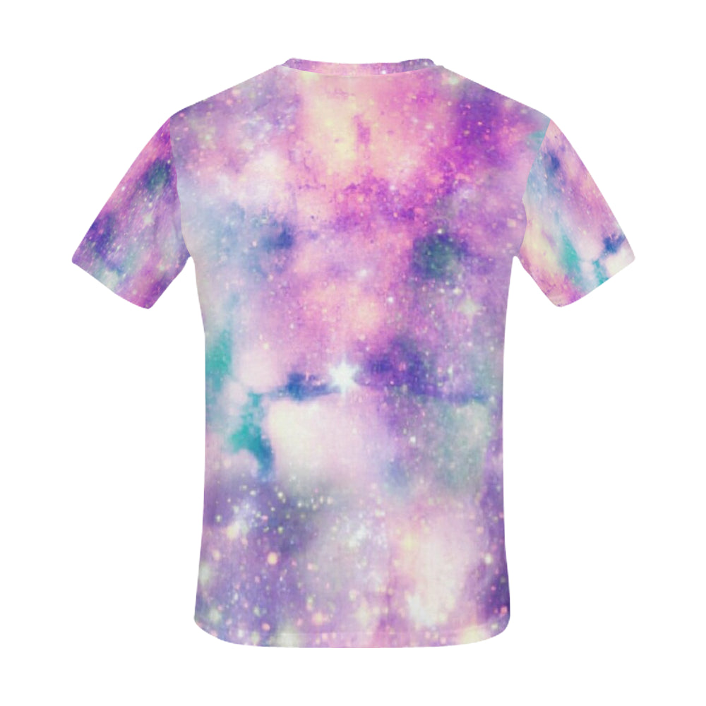 Galaxy Print Seamless Pattern All Over Print T-Shirt for Men - SDG111