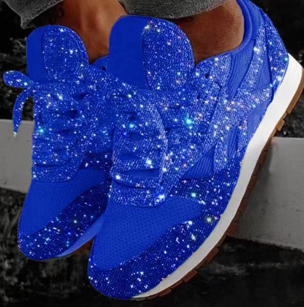 muffin rhinestone new crystal platform sneakers