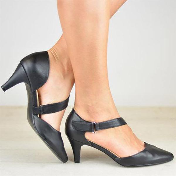 elegant low heel sandals