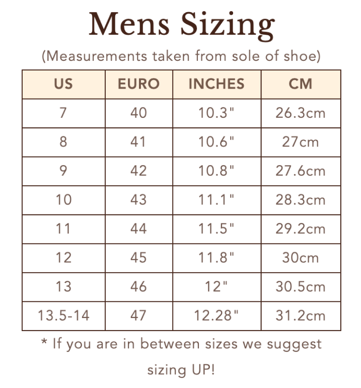 Men Size