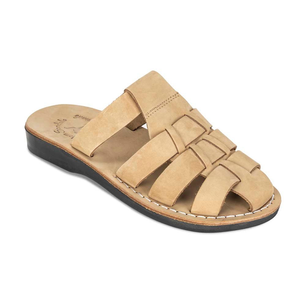 Peter - Leather Toe Strap Sandal | Honey – Jerusalem Sandals