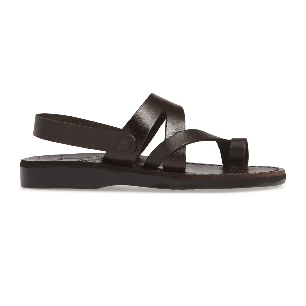 Benjamin | Brown Leather Slingback Sandal