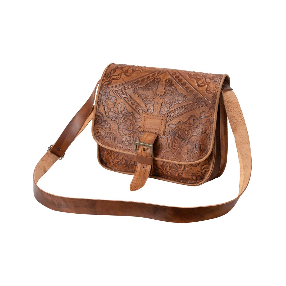 Brown Leather Womens Crossbody Bags Purse Shoulder Bag for Women, Brown