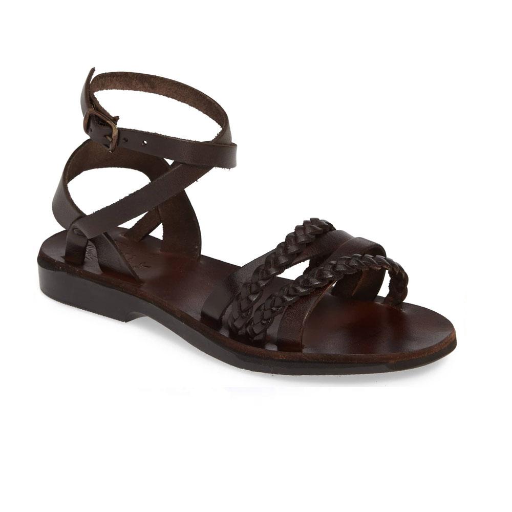 Women's Sandals Size 8.5/41 Euro, Brown 2 Strap Flat Classy Dress Up Or  Down