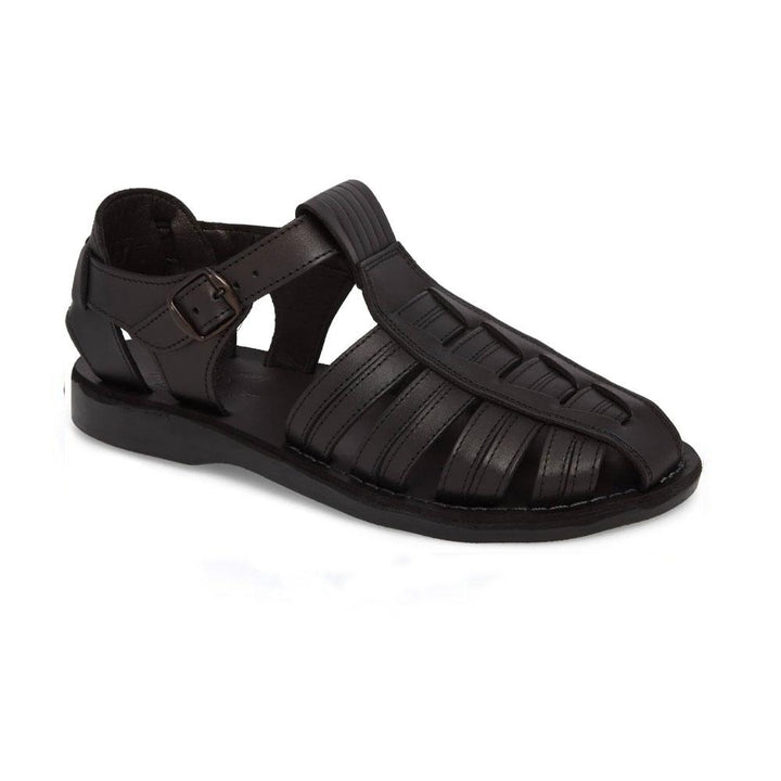 Men’s Leather Closed Toe Sandals - Jerusalem Sandals