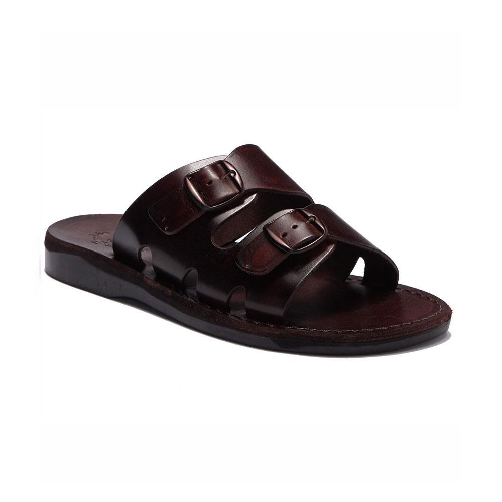 Barak - Leather Closed Toe Sandal | Honey – Jerusalem Sandals