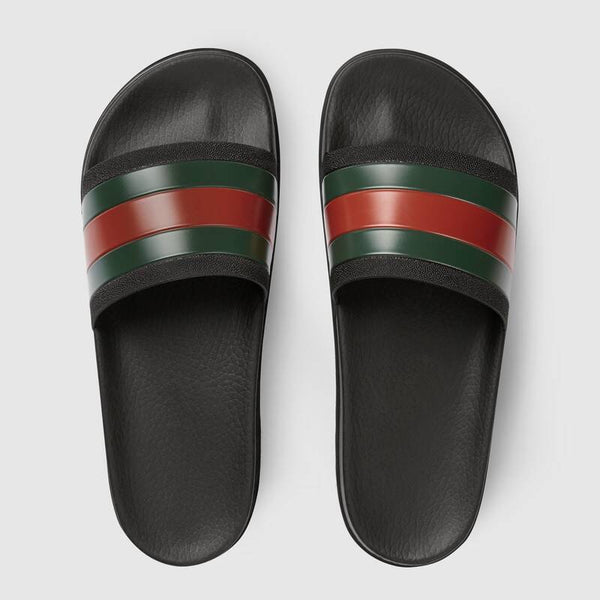 gucci web slide sandal