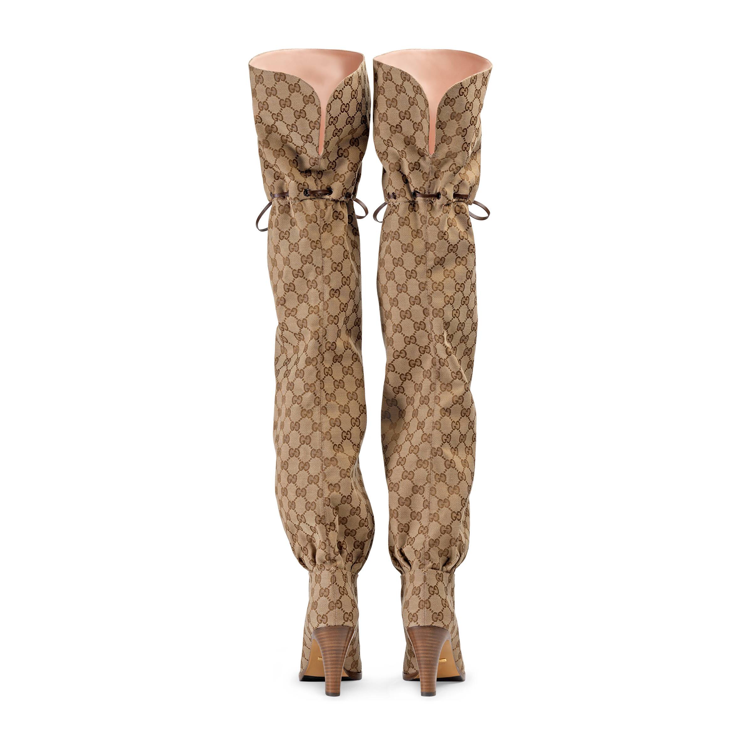 Gucci GG Monogram Canvas Over The Knee 