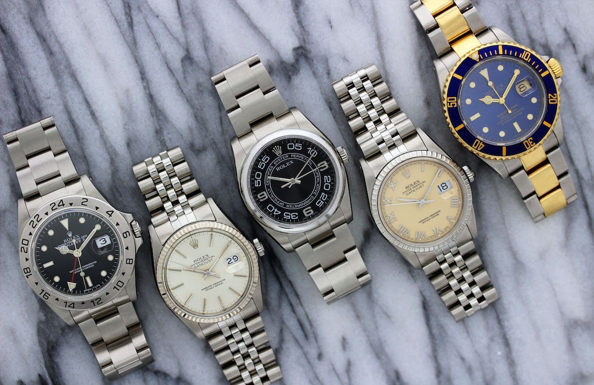 different types of rolex