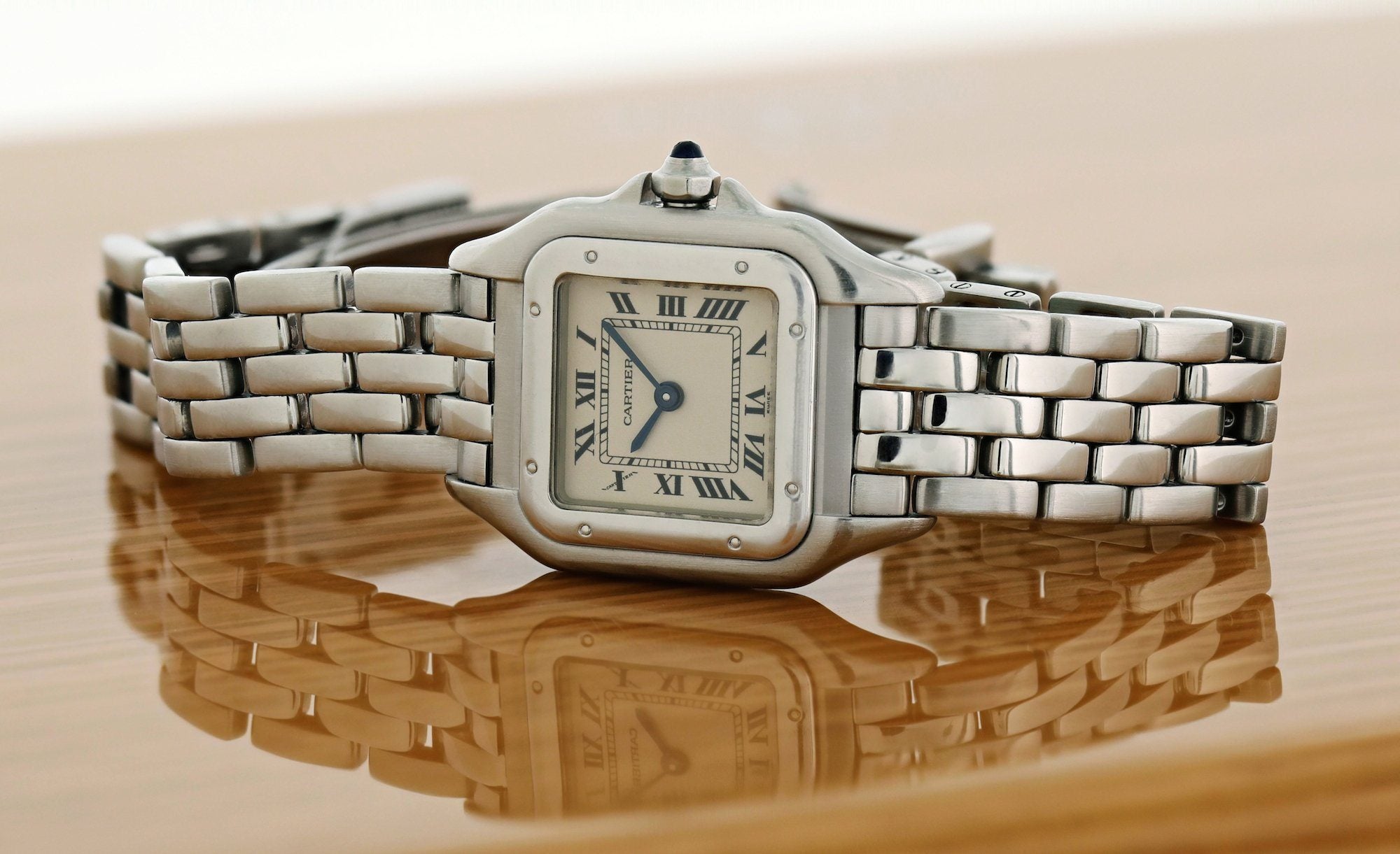 cabochon stone cartier watch