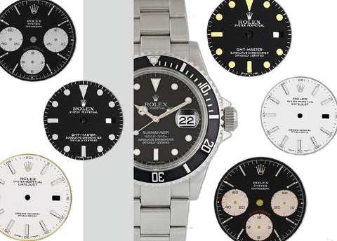 rolex dial face replacement