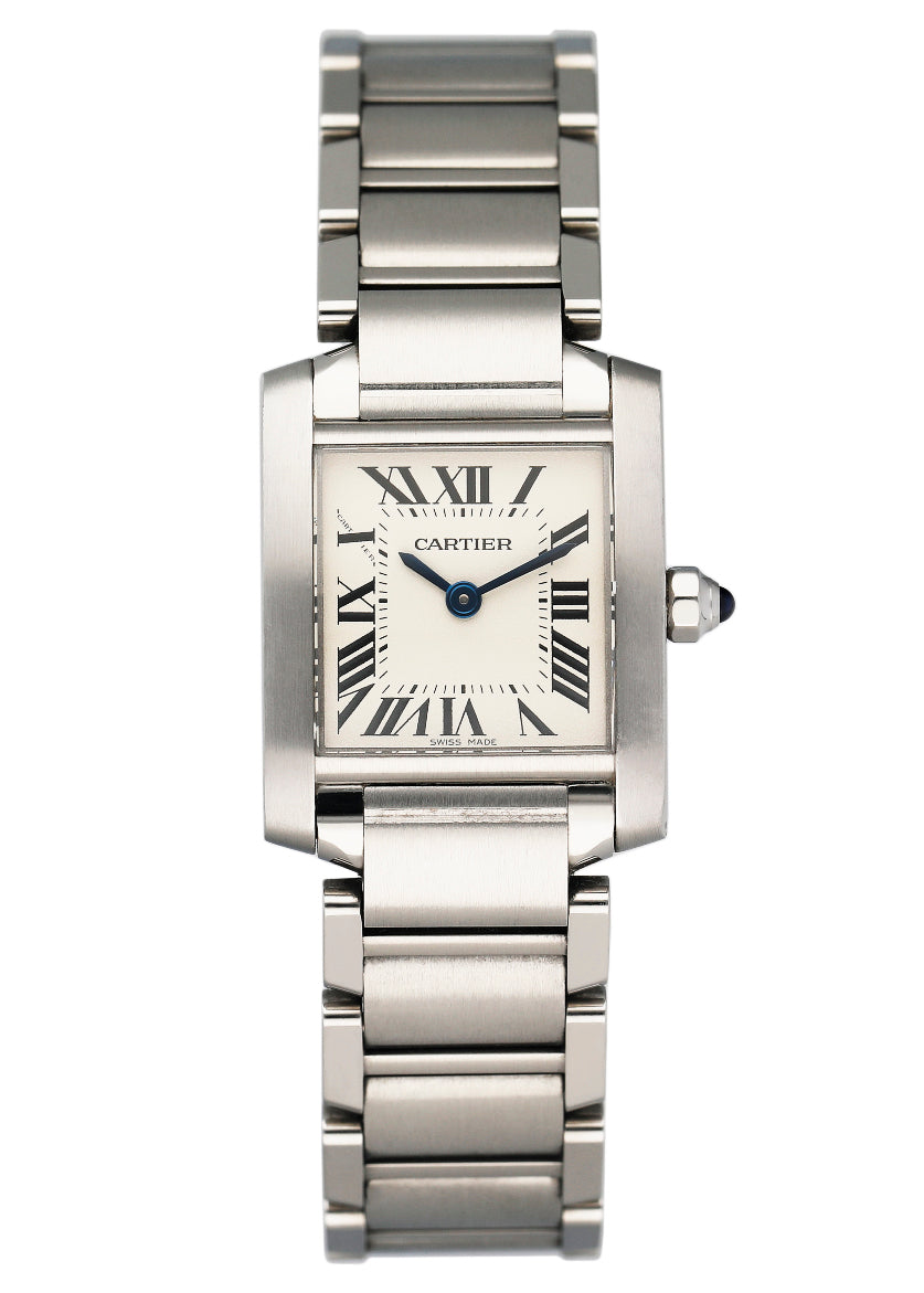 Cartier Tank Francaise W51008Q3 Stainless Steel Ladies Watch