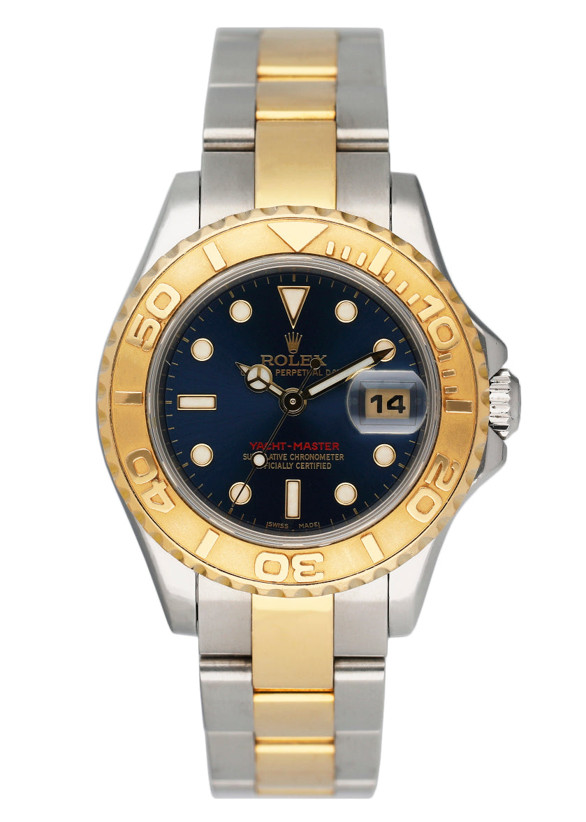 Rolex Yacht-Master 169623 Blue Dial Ladies Watch Box Papers