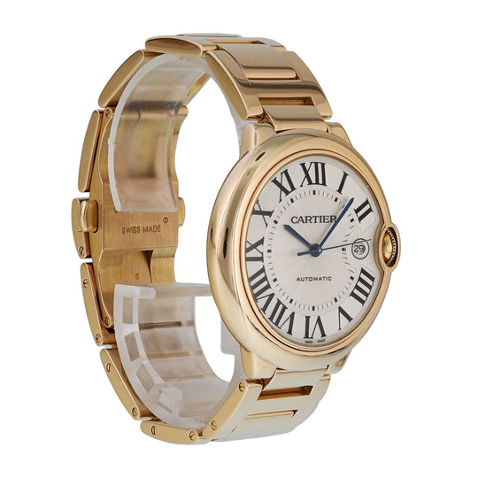 cartier 18k gold mens watch