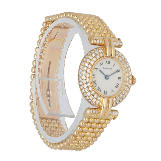 cartier colisee diamond watch