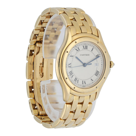 cartier cougar gold watch