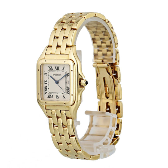 cartier panthere 18k yellow gold watch