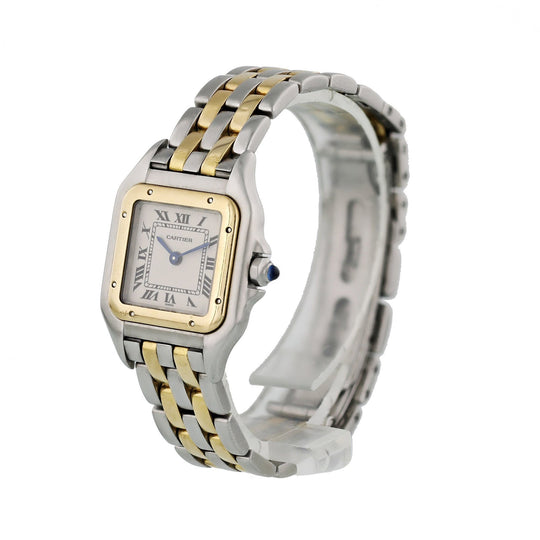 cartier panthere 1120 two tone ladies quartz watch