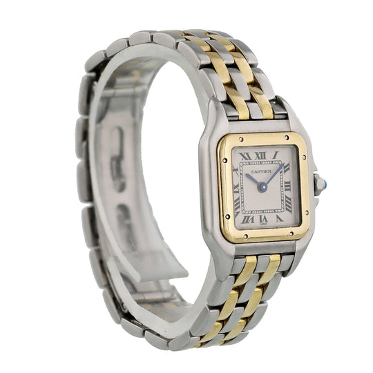cartier panthere 1120 two tone ladies quartz watch