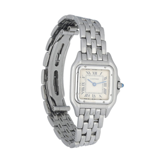 cartier ladies panthere 1320 stainless steel quartz watch