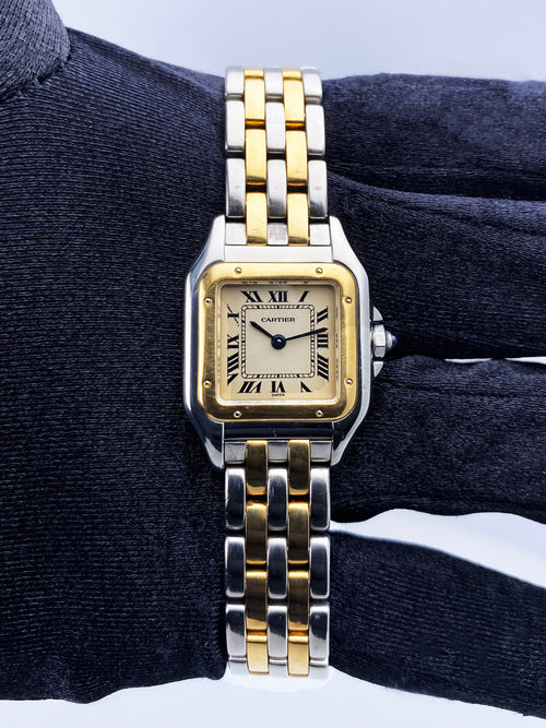 Cartier Panthere W25029B6 Two Rows Ladies Watch