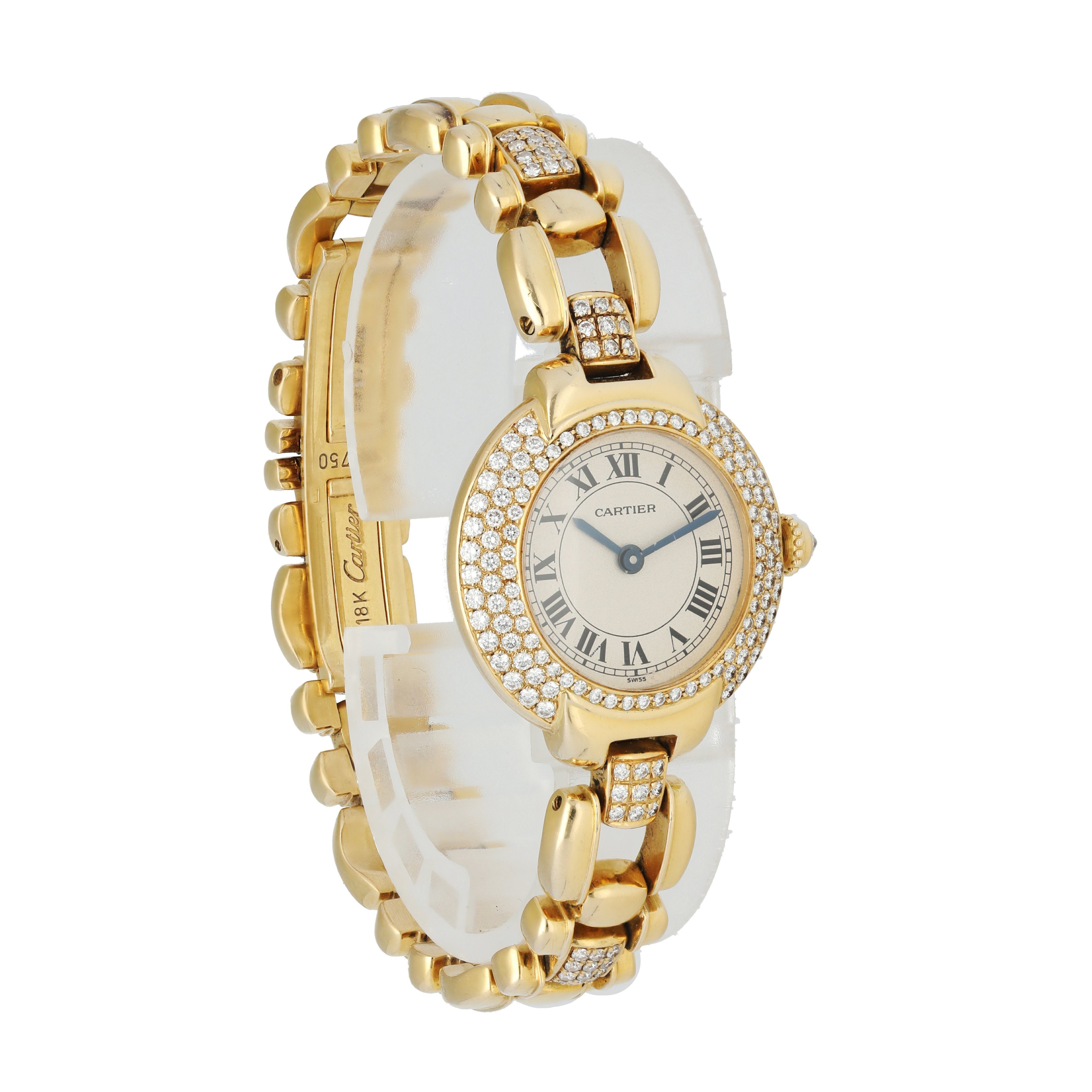 cartier paris gold watch