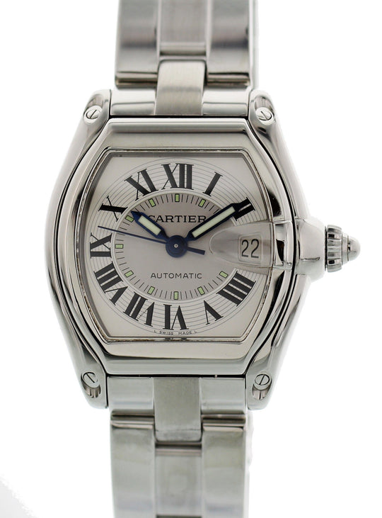 cartier automatic stainless steel