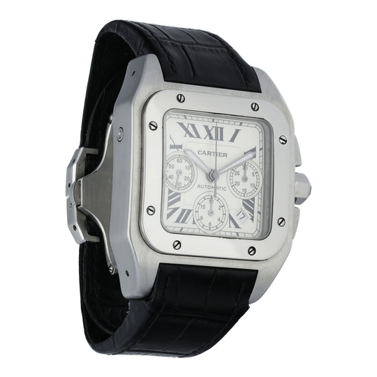 cartier mens watch santos 100