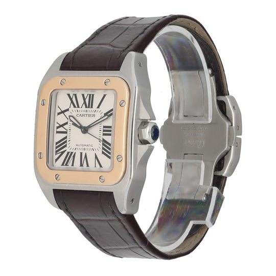 cartier santos midsize automatic watch