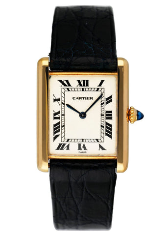 Cartier Tank Louis 6711 Diamond Bezel Ladies Watch