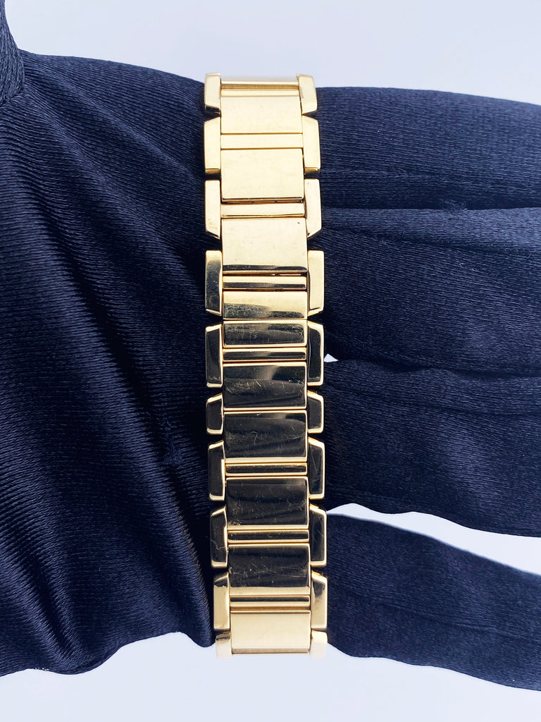 Cartier Tank Francaise WE1001R8 Diamond 18k Yellow Gold Ladies Watch