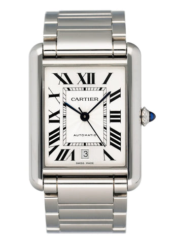 Cartier Tank Americaine Solid 18K Rose Gold Women's Watch WB7079M5