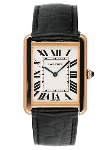 CARTIER Tank Americaine Automatic in 18Kt yellow gold and diamonds Ref.  2483. NEW!