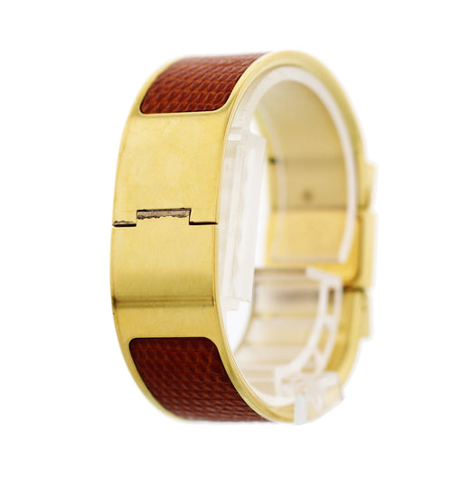 s l01.201 loquet gold plated bracelet watch