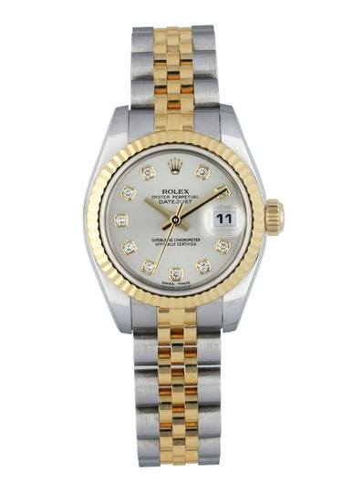 Rolex datejust 179173 diamond dial 