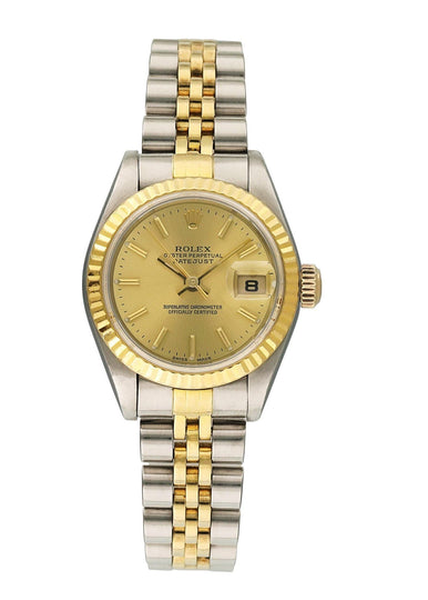 womens rolex oyster perpetual datejust stainless steel watch