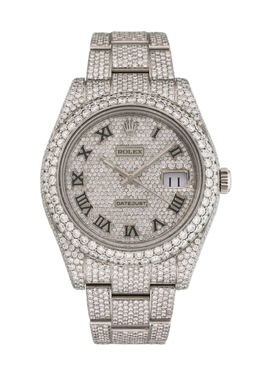 rolex oyster perpetual datejust iced out
