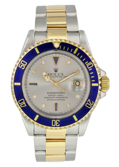 rolex submariner 16613 serti dial