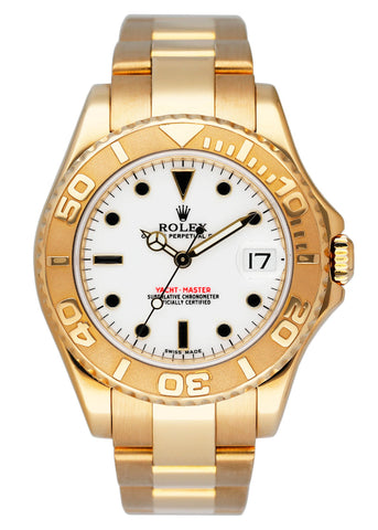 Rolex Yacht-Master Medium, Midsize Yellow Gold Blue Dial - 24