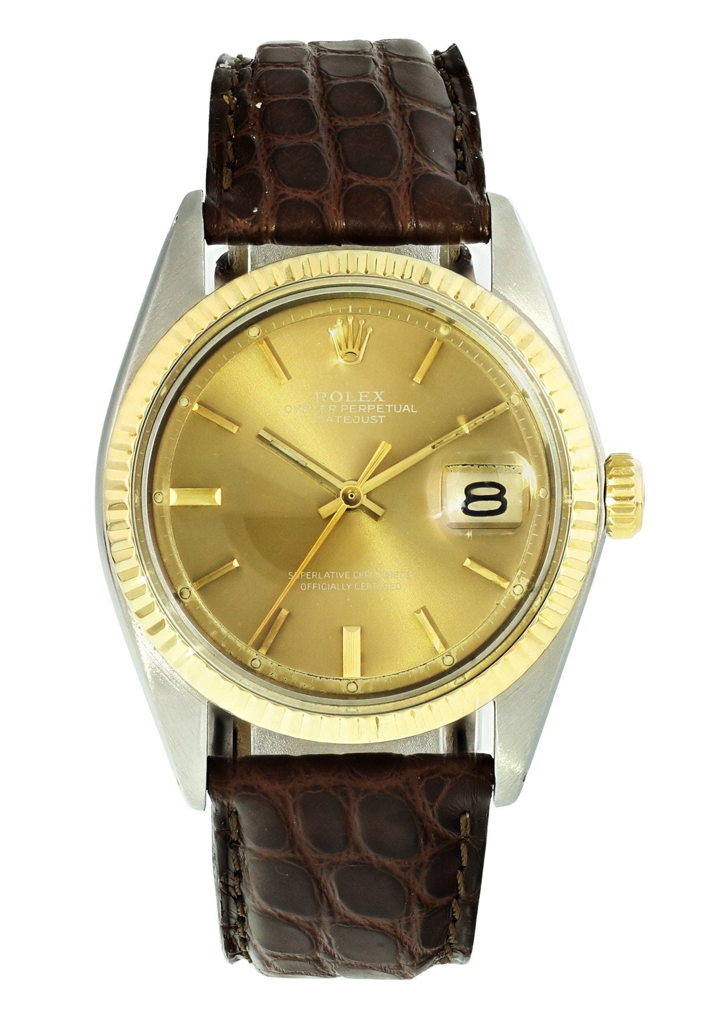 rolex datejust 1601 two tone