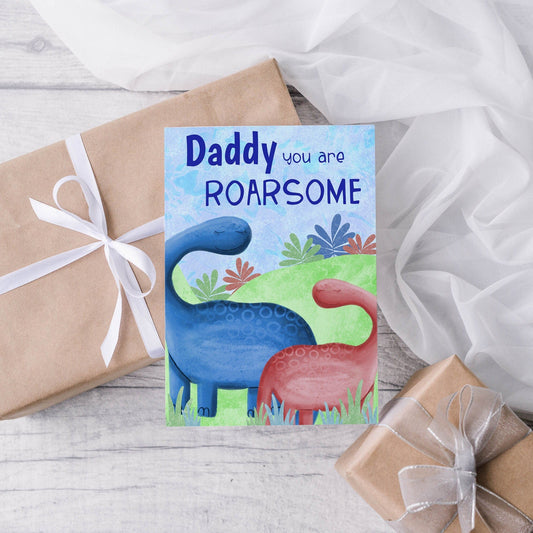 Daddy you're Roarsome Dinosaur Card Daddy Dinosaur Card -  Portugal