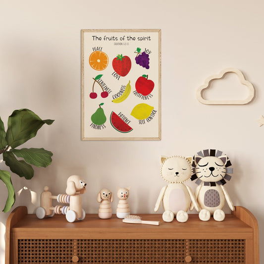 The Fruit of the Spirit Decoposter, papemelroti, Markdowns