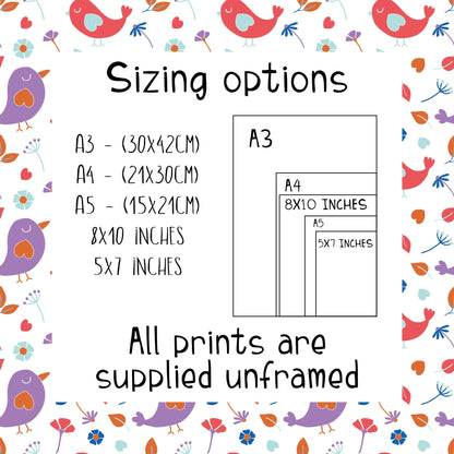 Pink Dinosaur Affirmation prints - Dolly and Fred Designs
