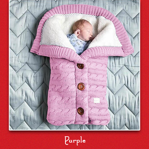 Winter Pod Knit Blanket for Baby