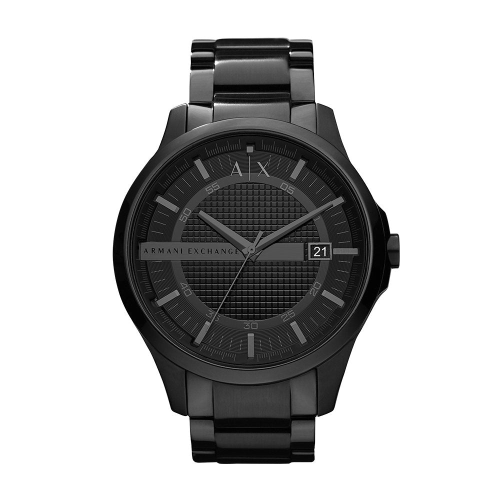 armani exchange all black watch