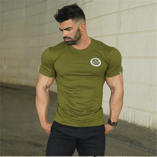 jeans bar indsats Short sleeve bodybuilding Crossfits T-shirts - Shade & watches