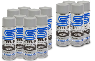  Steel-It Polyurethane (Black, 3 cans) : Industrial & Scientific
