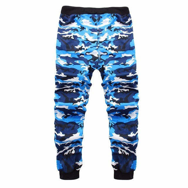 blue camo sweatpants