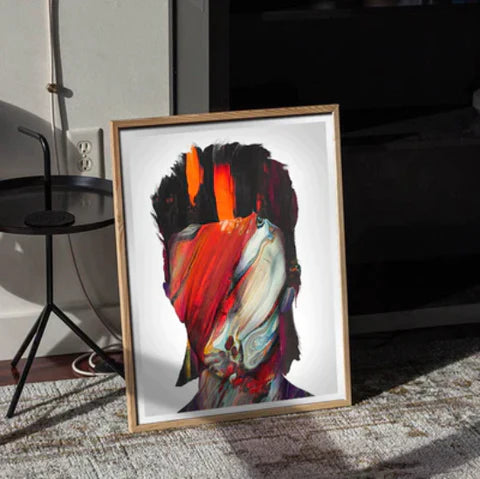  10 Cool Wall Decor Ideas for Guys: 'Aladdin Sane' by Norris Yim for WWF | Andy okay – Guys Wall Art for Charity